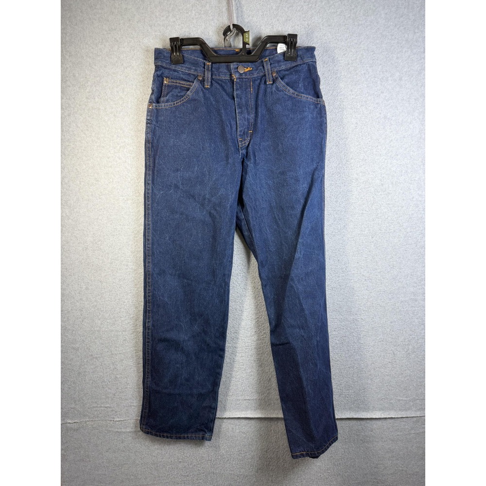 Dickies Jeans Mens 30x30 Blue Dark Wash Denim Regular Fit Straight Leg Pants